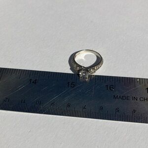 Sterling Ring & Cubic Stone Ring